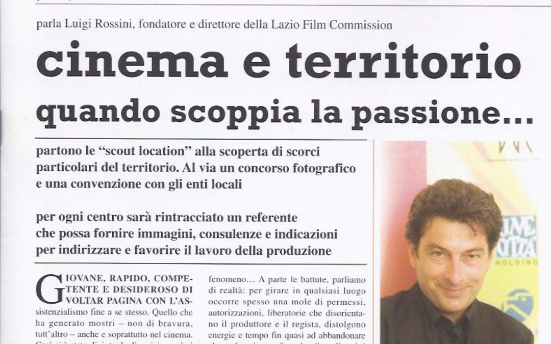 CINEMA E TERRITORIO